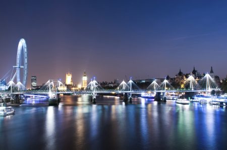 London England – River Thames looking toward Westmister